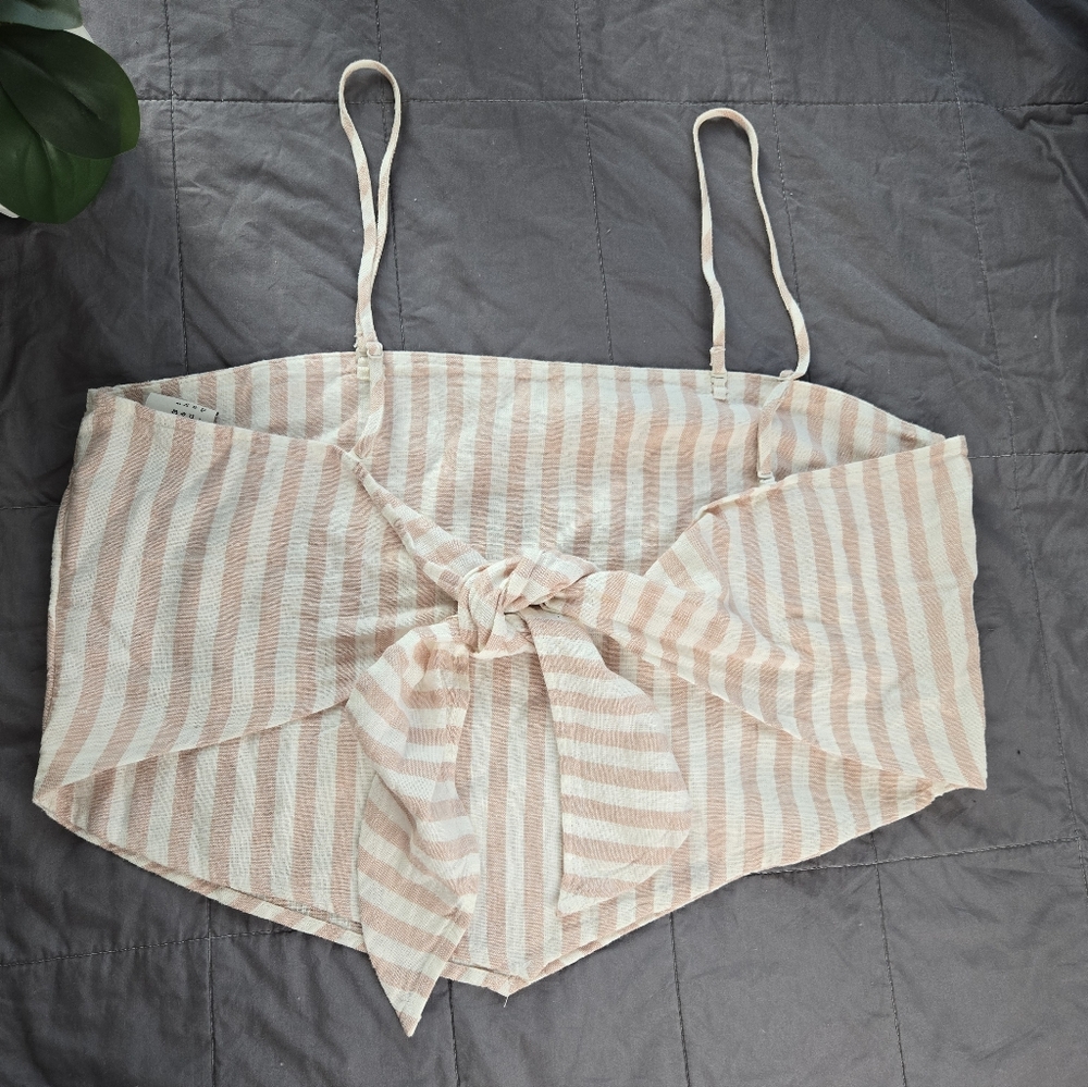 A New Day Pink and White Striped Top - Picture 4 of 5